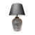 Lampa ceramiczna Rustykalna z abażurem 70cm